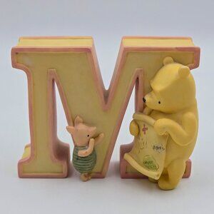 Disney Classic Winnie The Pooh Alphabet Nursery Letter M Map Accent Import Figur